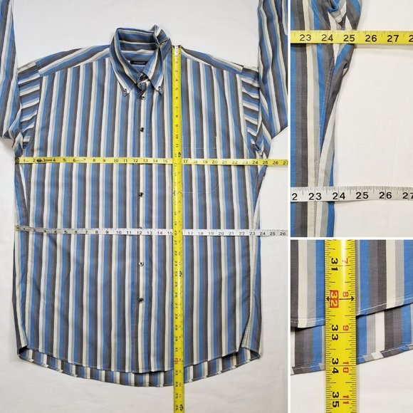 *SOLD* 55 BURBERRY LONDON Dress Shirt 5643E1M - Picture 6 of 8